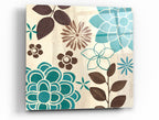 Epic Art 'Abstract Garden Blue II' by Veronique Charron, Acrylic Glass Wall Art