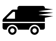 Delivery truck icon for free shipping