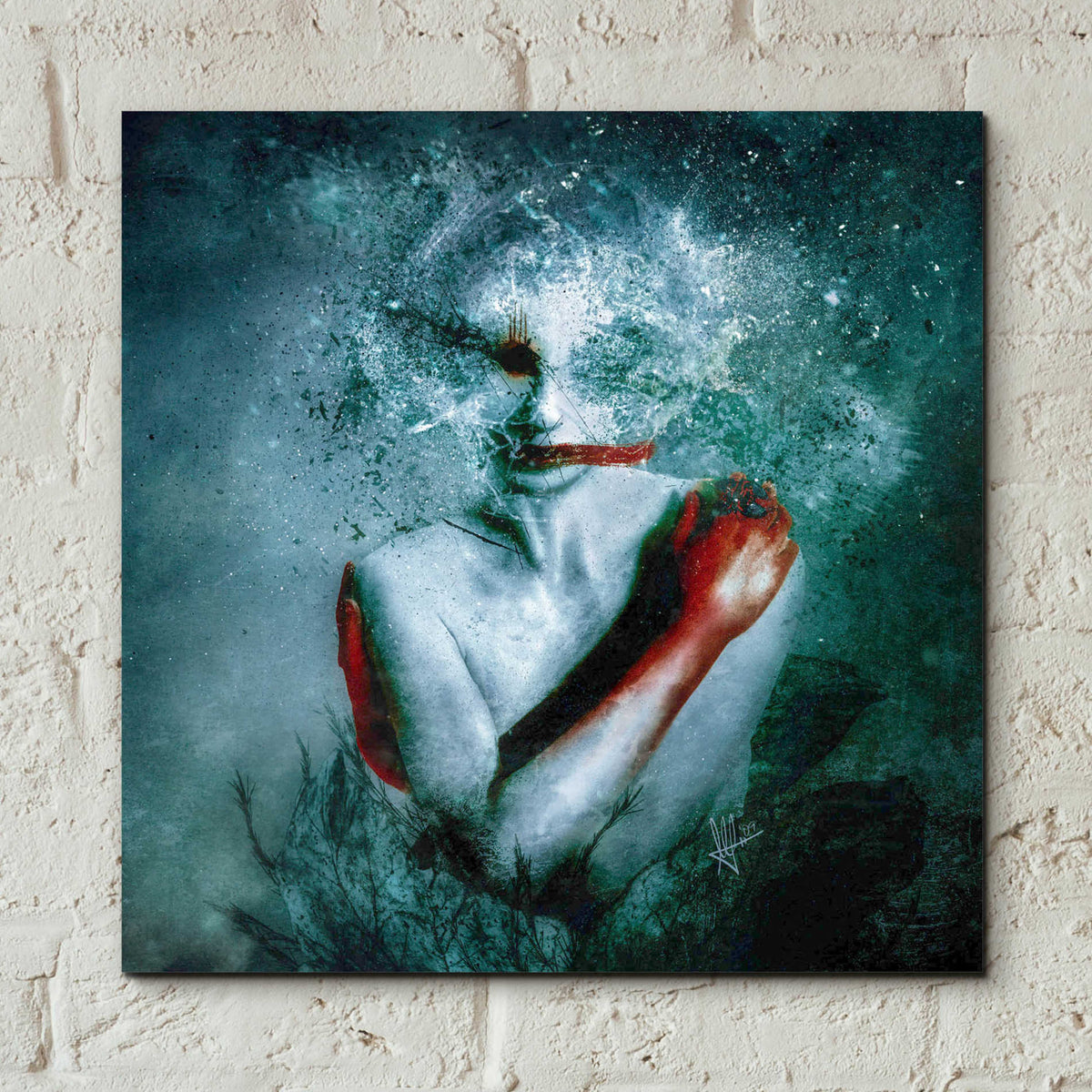 Epic Art '(Blooming) Protection' by Mario Sanchez Nevado, Acrylic Glass Wall Art,12x12