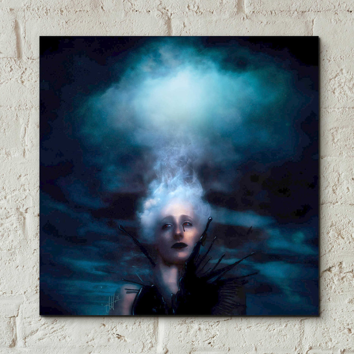 Epic Art 'A Natural Disaster' by Mario Sanchez Nevado, Acrylic Glass Wall Art,12x12