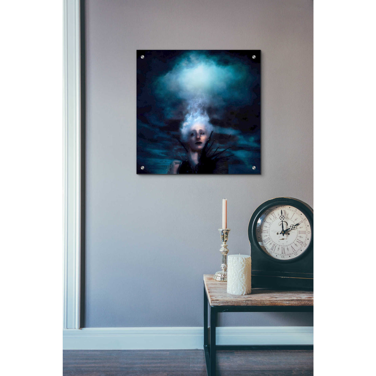 Epic Art 'A Natural Disaster' by Mario Sanchez Nevado, Acrylic Glass Wall Art,24x24