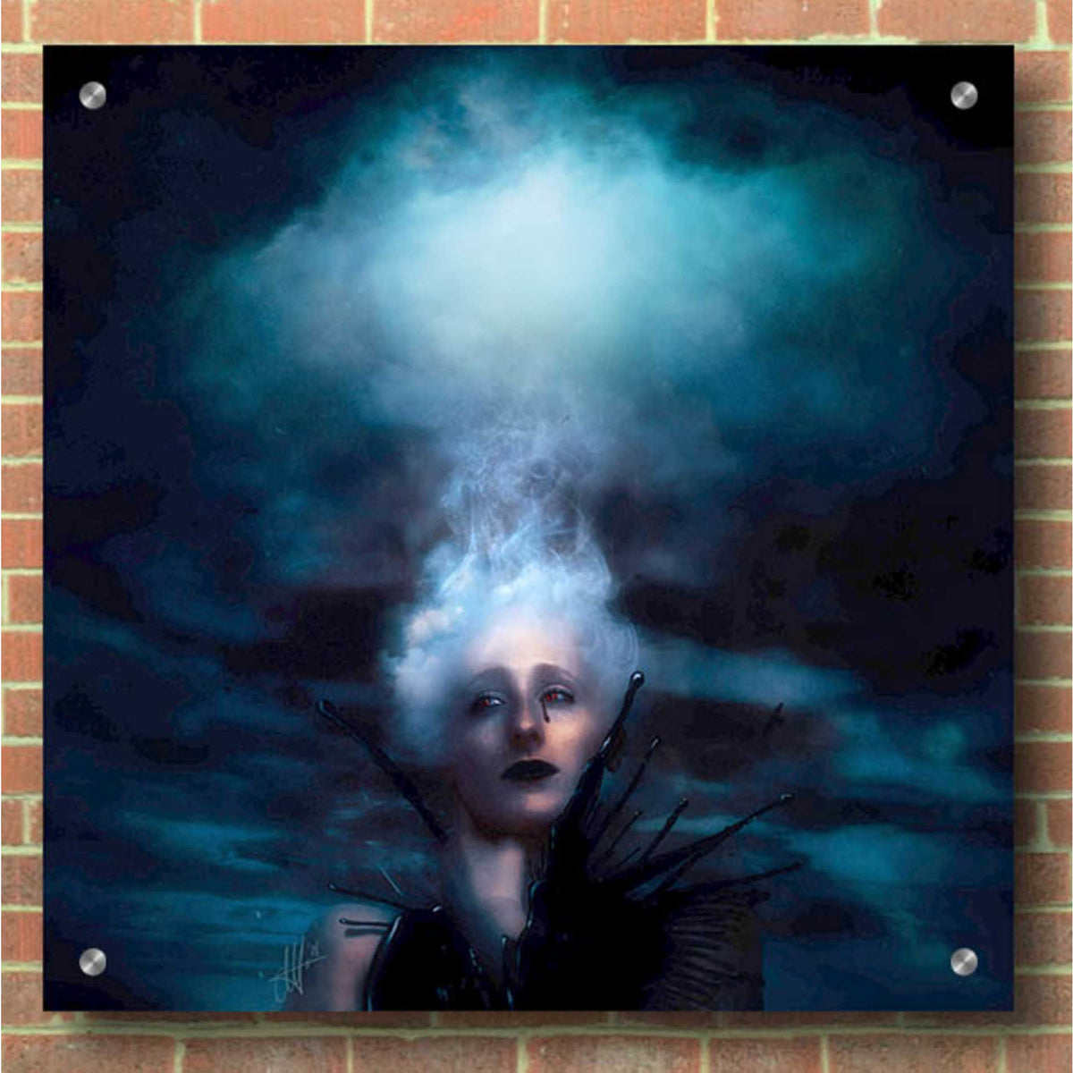 Epic Art 'A Natural Disaster' by Mario Sanchez Nevado, Acrylic Glass Wall Art,36x36