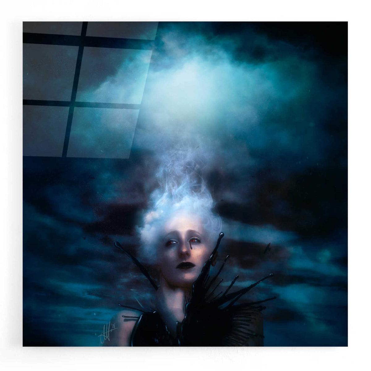 Epic Art 'A Natural Disaster' by Mario Sanchez Nevado, Acrylic Glass Wall Art