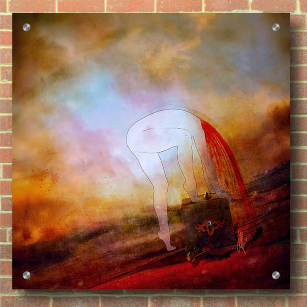 Epic Art 'Caer' by Mario Sanchez Nevado, Acrylic Glass Wall Art,36x36