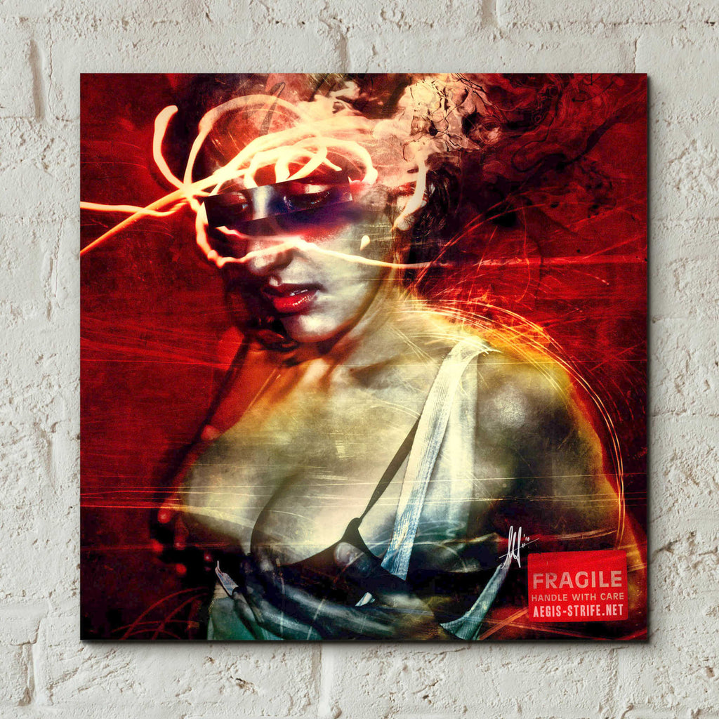 Epic Art 'Dare' by Mario Sanchez Nevado, Acrylic Glass Wall Art,12x12