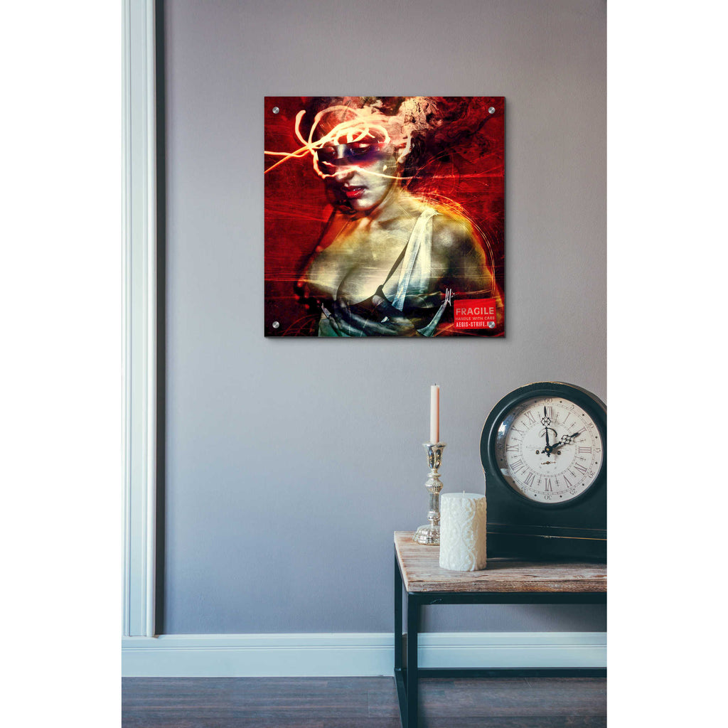 Epic Art 'Dare' by Mario Sanchez Nevado, Acrylic Glass Wall Art,24x24