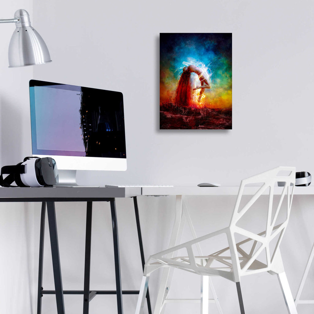 Epic Art 'Electricity' by Mario Sanchez Nevado, Acrylic Glass Wall Art,12x16