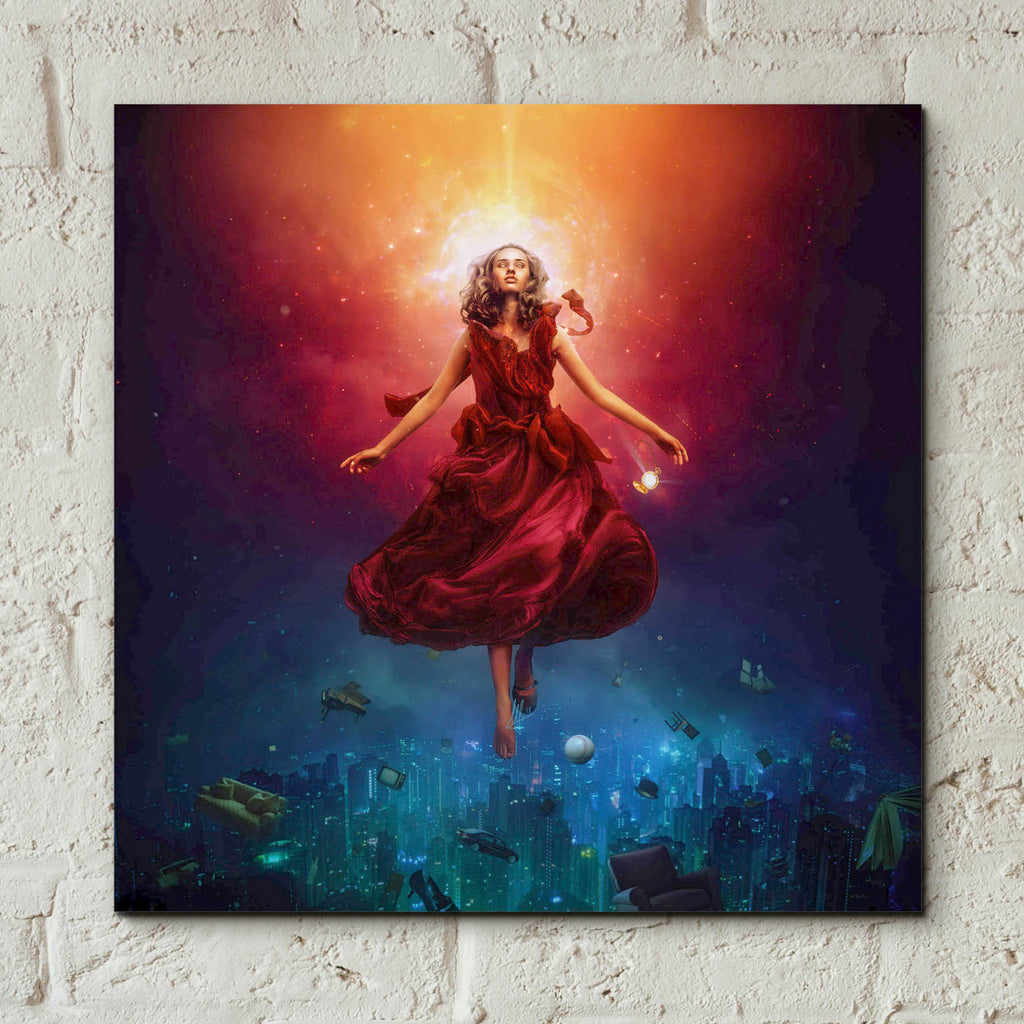 Epic Art 'Elevate' by Mario Sanchez Nevado, Acrylic Glass Wall Art,12x12