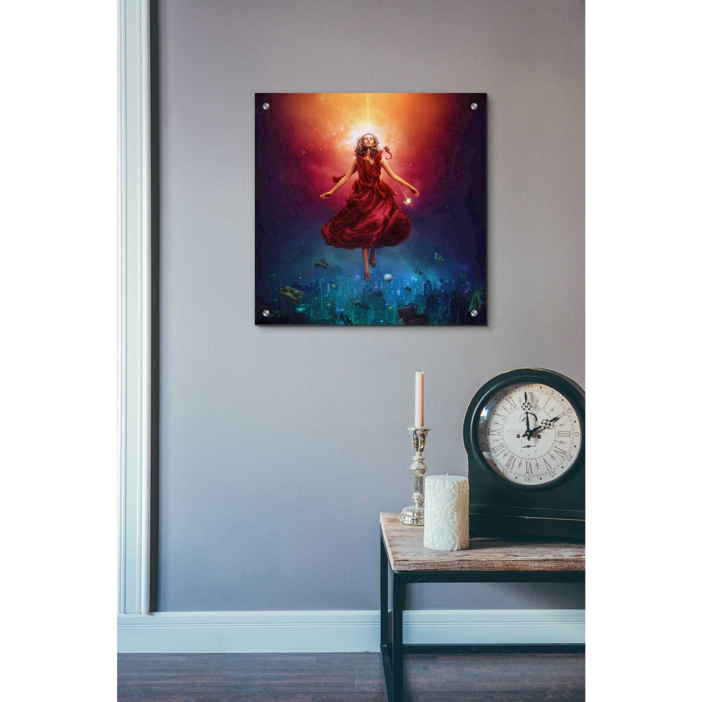 Epic Art 'Elevate' by Mario Sanchez Nevado, Acrylic Glass Wall Art,24x24