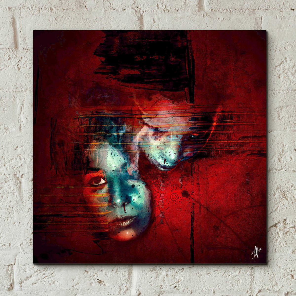 Epic Art 'Ex Empathika' by Mario Sanchez Nevado, Acrylic Glass Wall Art,12x12