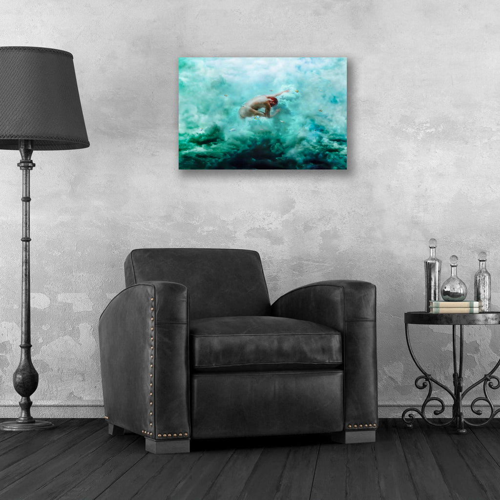 Epic Art 'Heaven & Alchemy' by Mario Sanchez Nevado, Acrylic Glass Wall Art,24x16