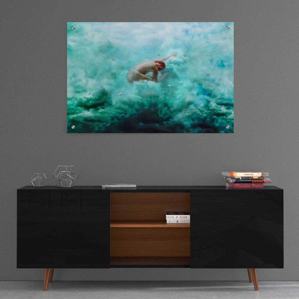 Epic Art 'Heaven & Alchemy' by Mario Sanchez Nevado, Acrylic Glass Wall Art,36x24