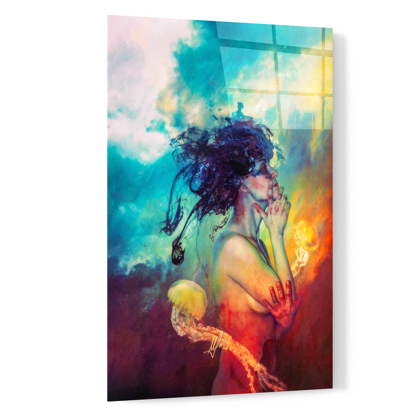 Epic Art 'Medea' by Mario Sanchez Nevado, Acrylic Glass Wall Art,16x24