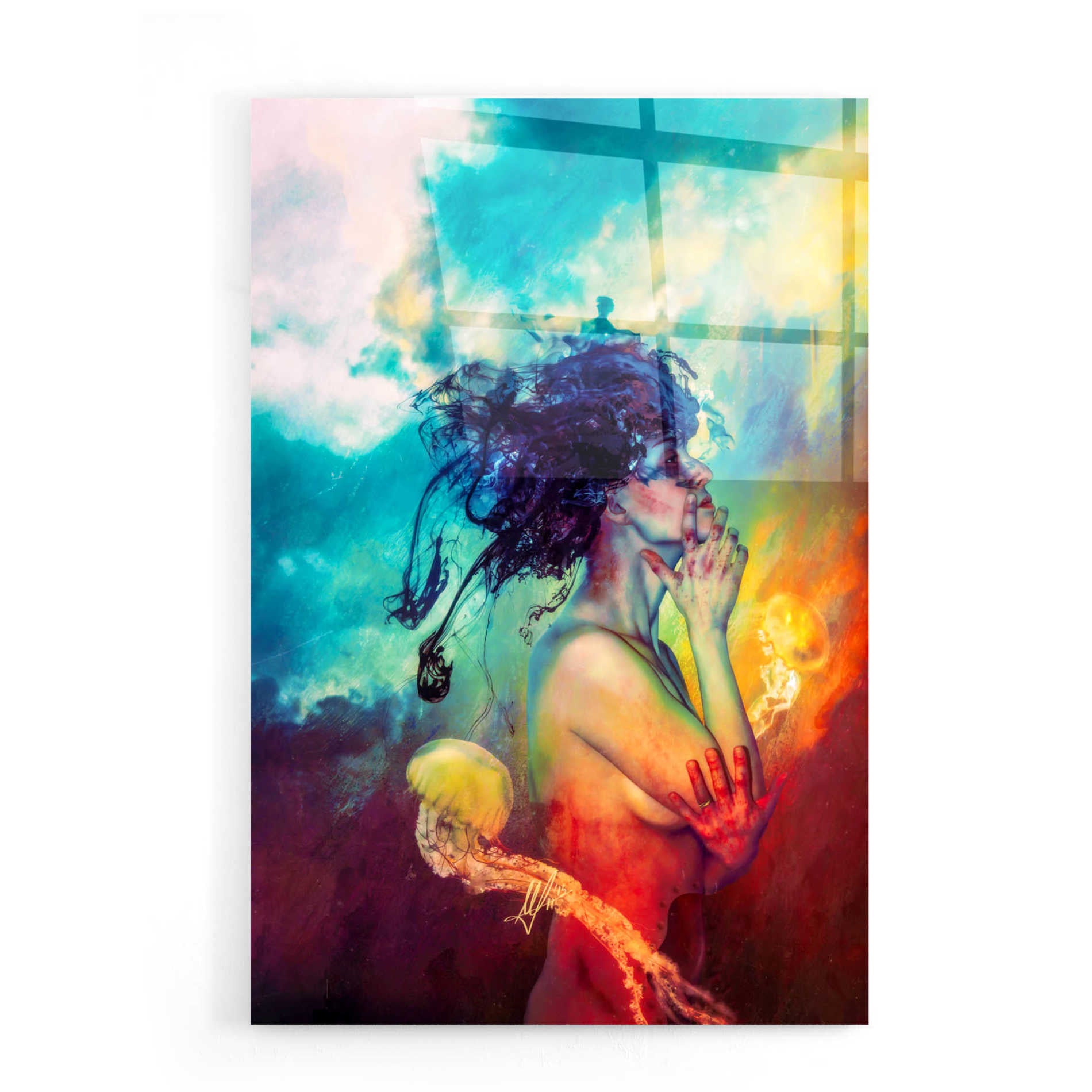 Epic Art 'Medea' by Mario Sanchez Nevado, Acrylic Glass Wall Art,16x24