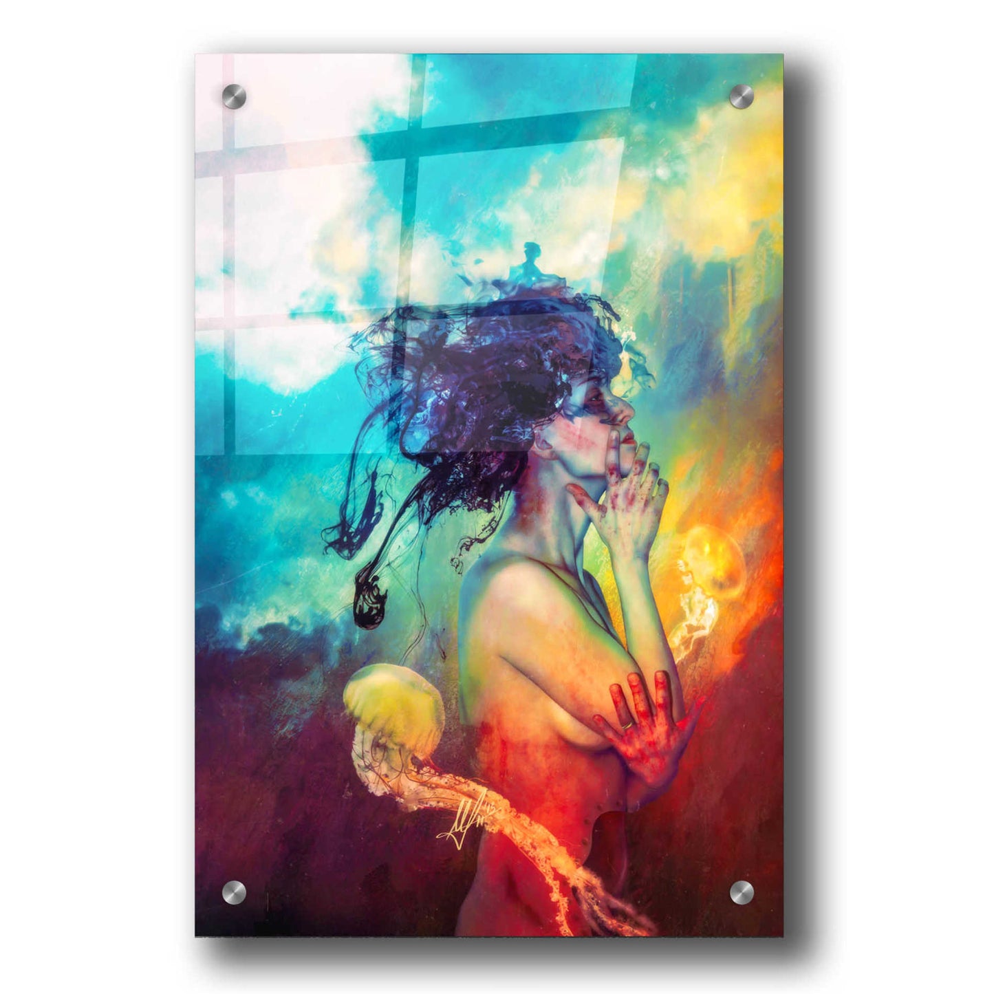 Epic Art 'Medea' by Mario Sanchez Nevado, Acrylic Glass Wall Art,24x36
