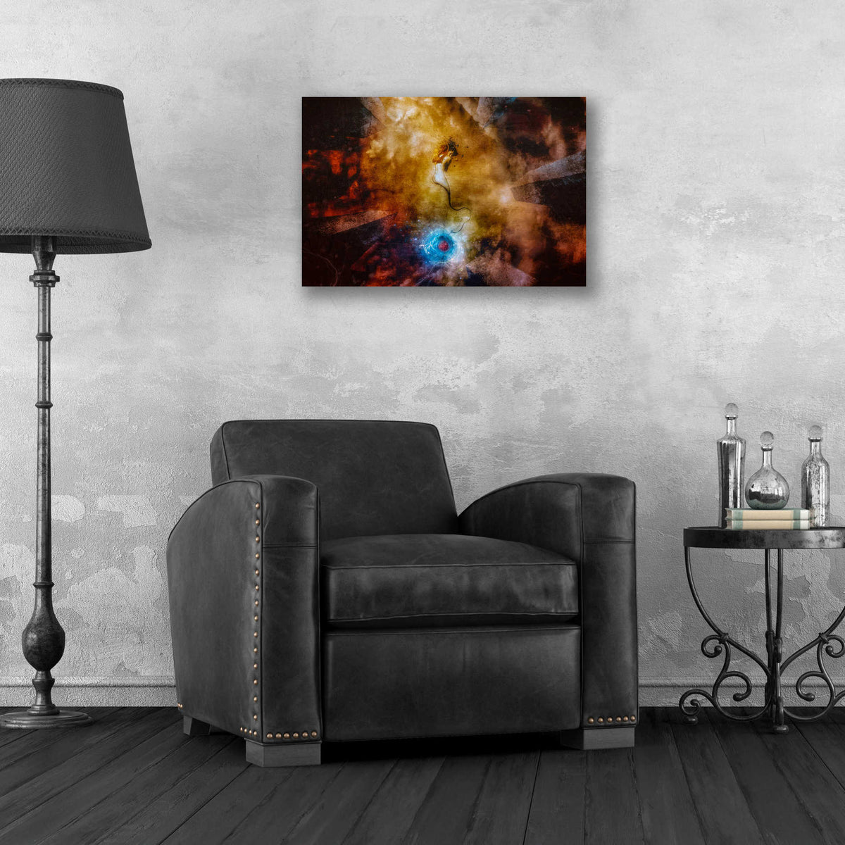 Epic Art 'The Sufferer' by Mario Sanchez Nevado, Acrylic Glass Wall Art,24x16