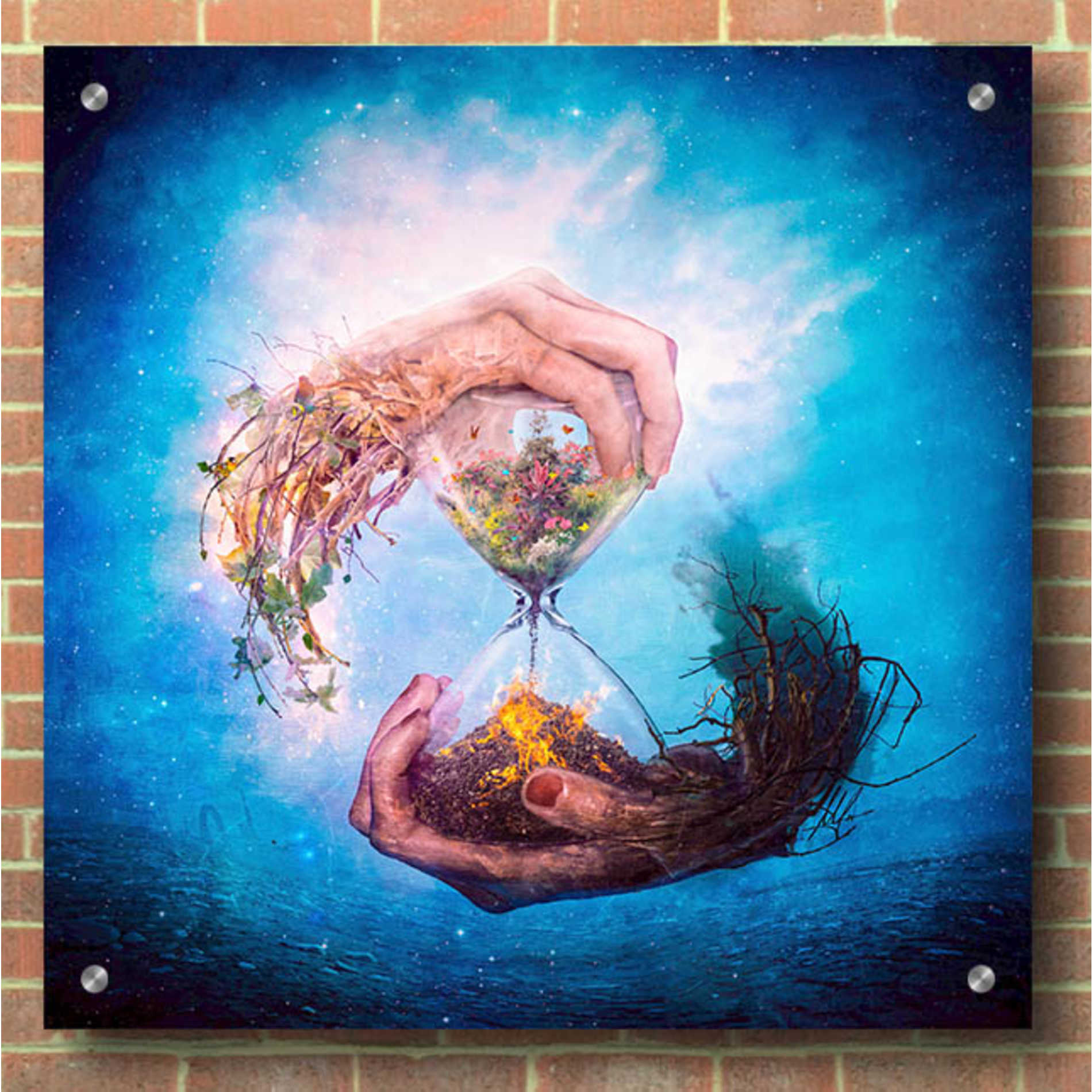 Epic Art 'Where Stories Unfold' by Mario Sanchez Nevado, Acrylic Glass Wall Art,36x36