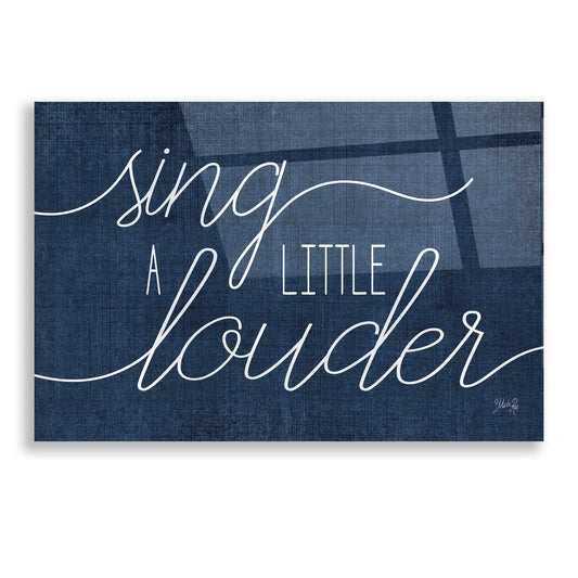 Epic Art 'Sing a Little Louder' by Marla Rae, Acrylic Glass Wall Art