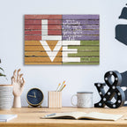 Epic Art 'Give Yourself the Same Love' by Marla Rae, Acrylic Glass Wall Art,16x12