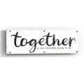 Epic Art 'Together is Our Favorite Place to Be' by Marla Rae, Acrylic Glass Wall Art