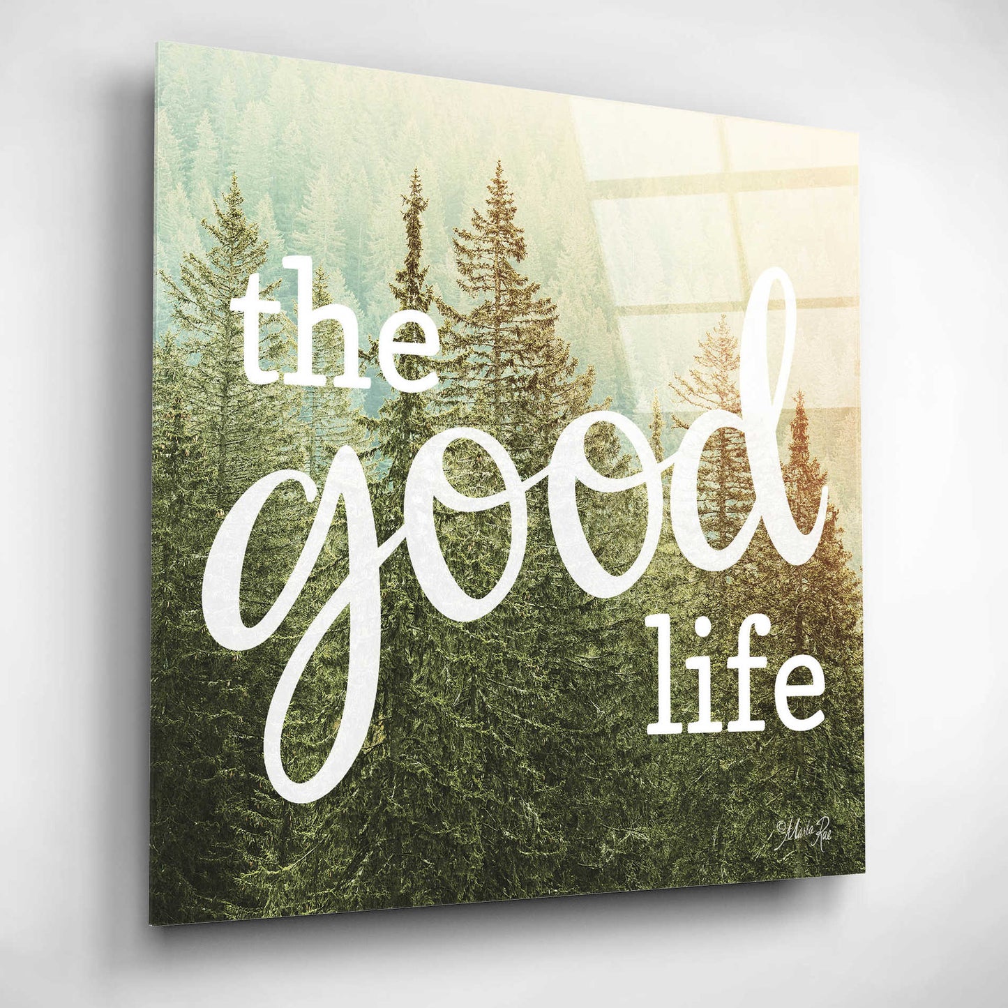 Epic Art 'The Good Life' by Marla Rae, Acrylic Glass Wall Art,12x12