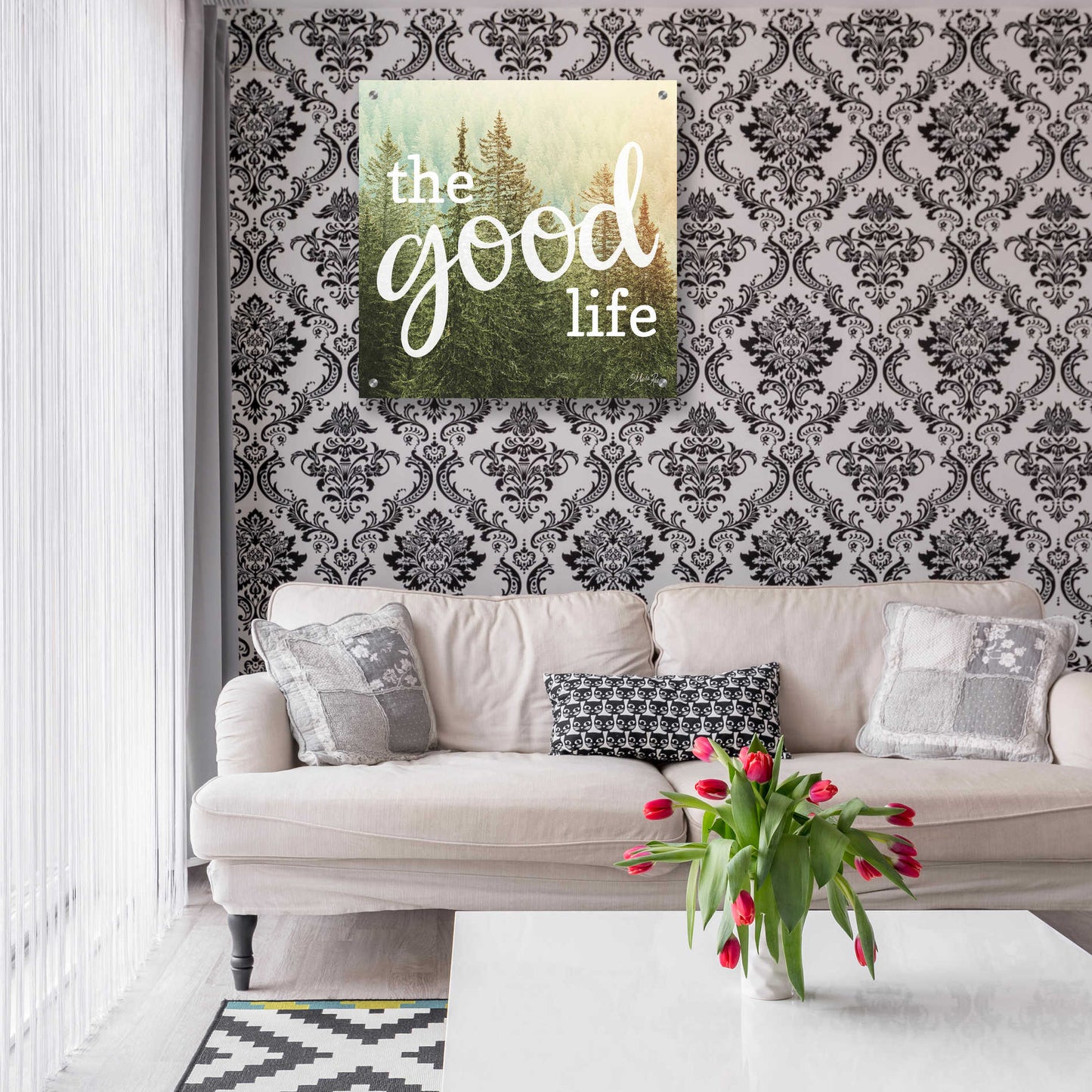 Epic Art 'The Good Life' by Marla Rae, Acrylic Glass Wall Art,24x24