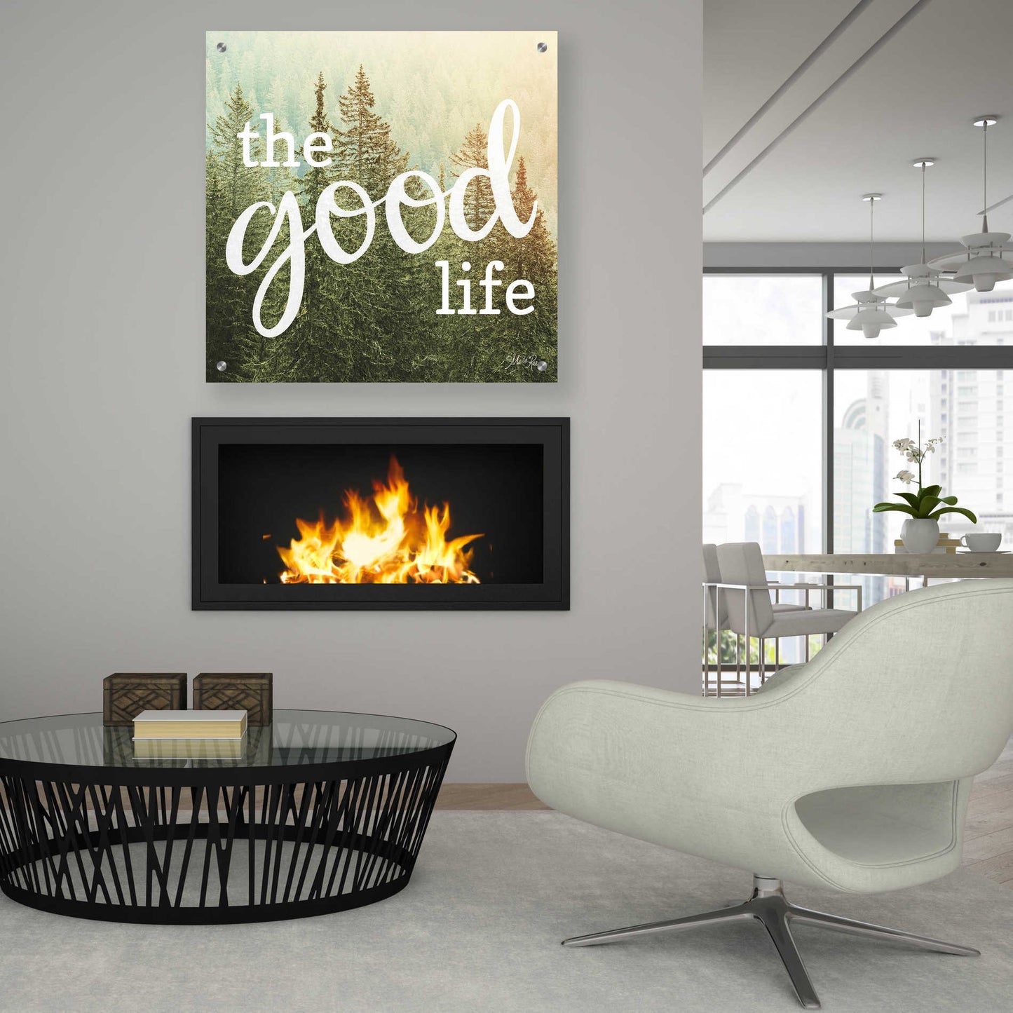 Epic Art 'The Good Life' by Marla Rae, Acrylic Glass Wall Art,36x36