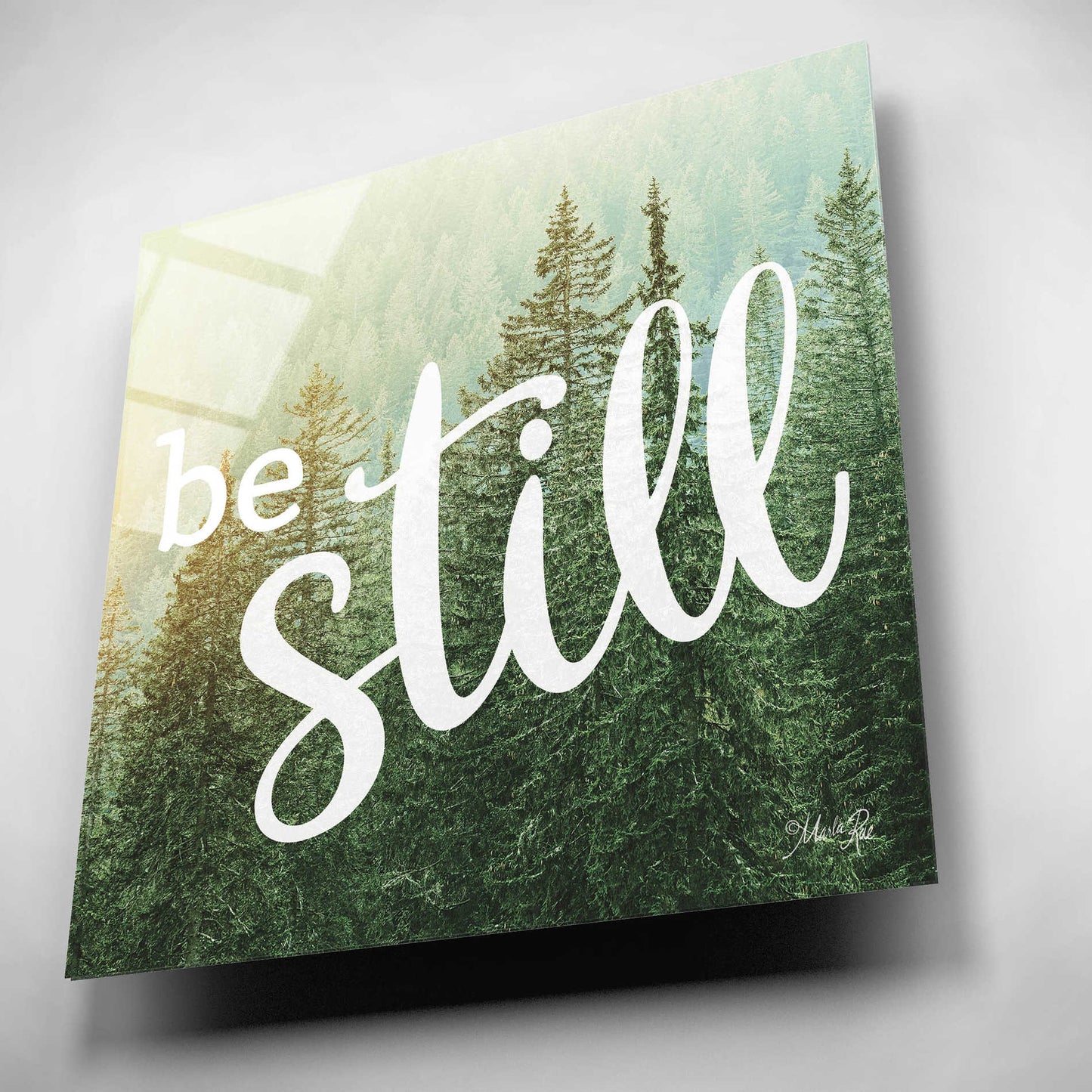 Epic Art 'Be Still' by Marla Rae, Acrylic Glass Wall Art,12x12