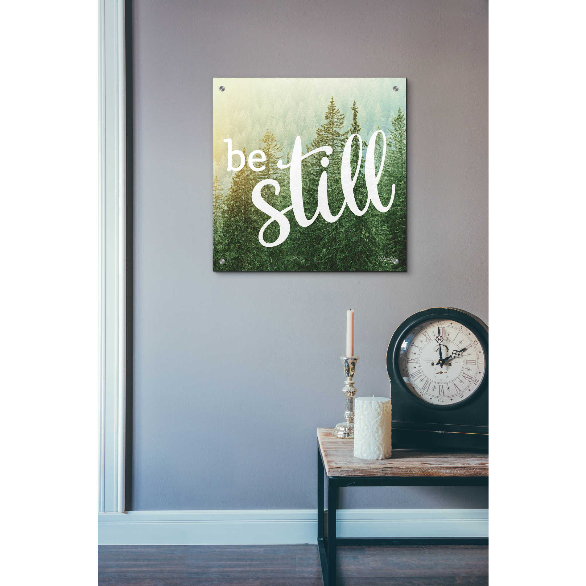 Epic Art 'Be Still' by Marla Rae, Acrylic Glass Wall Art,24x24