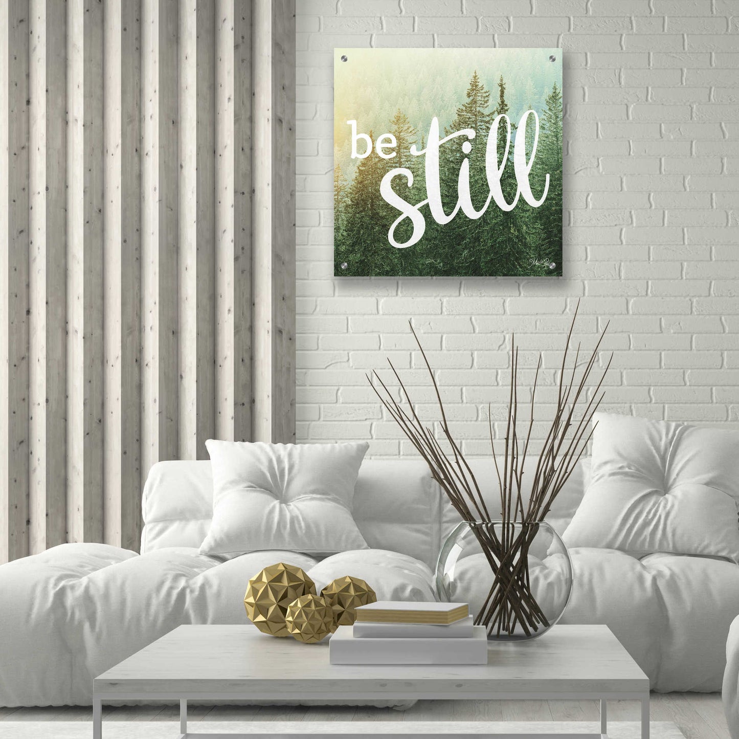 Epic Art 'Be Still' by Marla Rae, Acrylic Glass Wall Art,24x24