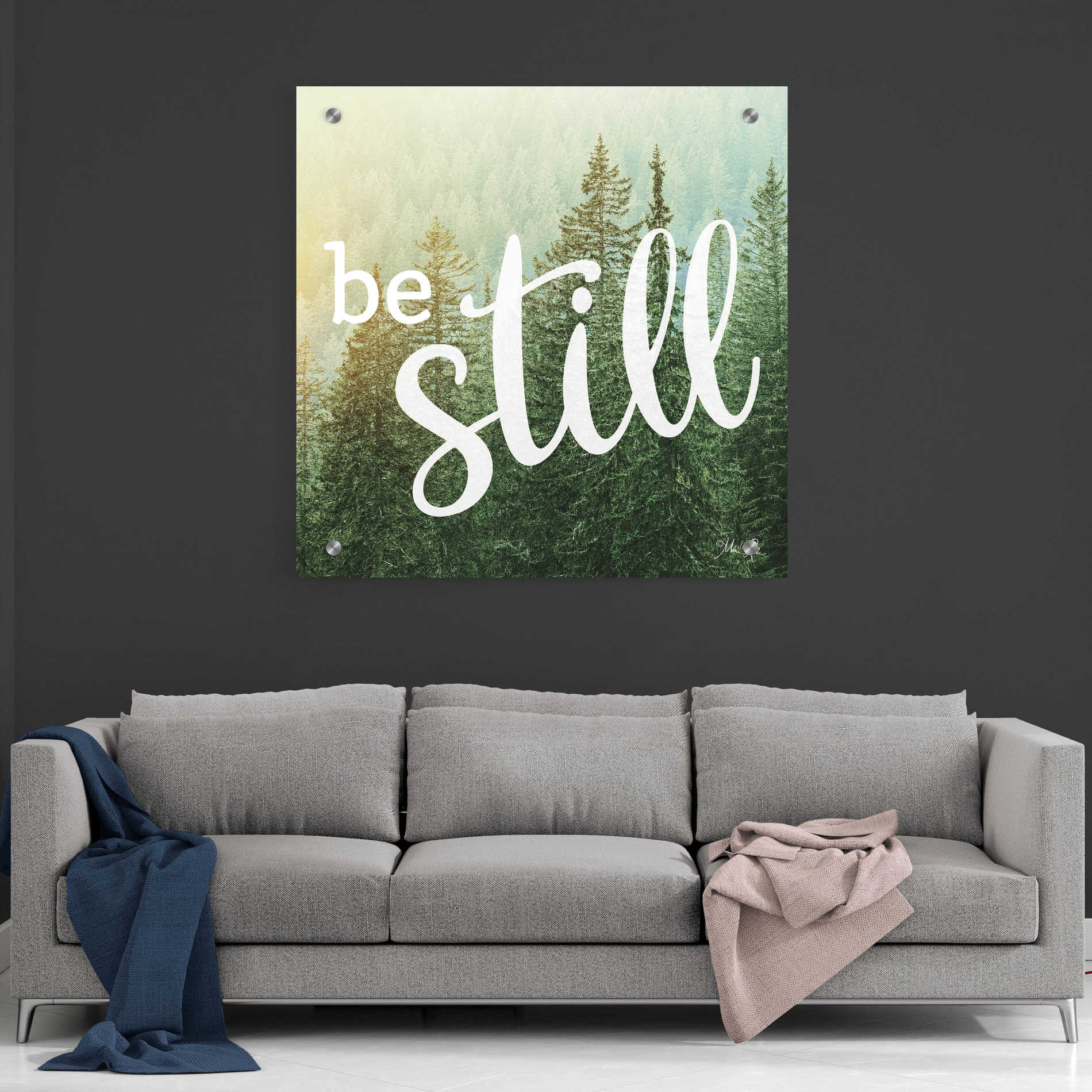 Epic Art 'Be Still' by Marla Rae, Acrylic Glass Wall Art,36x36