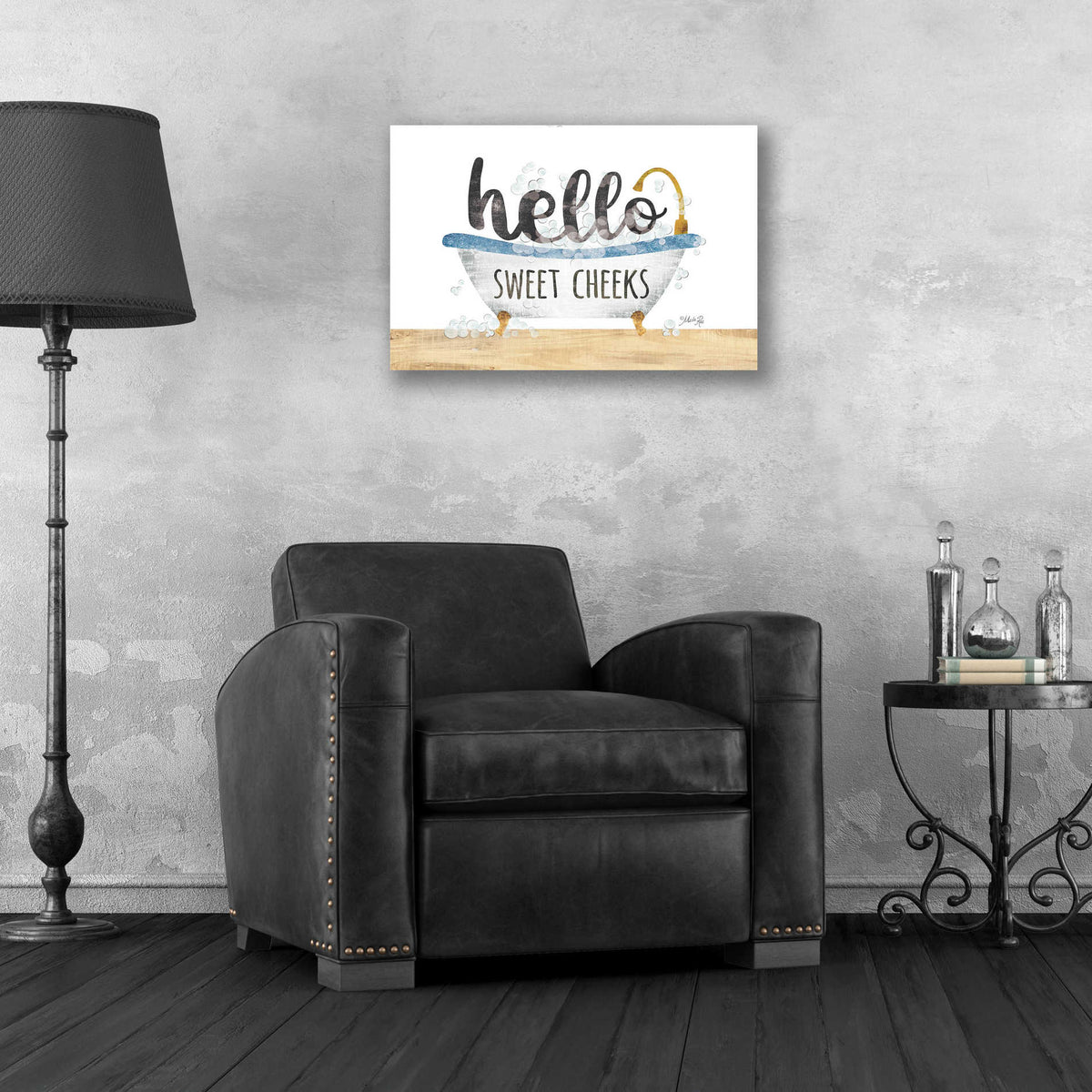 Epic Art 'Hello Sweet Cheeks' by Marla Rae, Acrylic Glass Wall Art,24x16