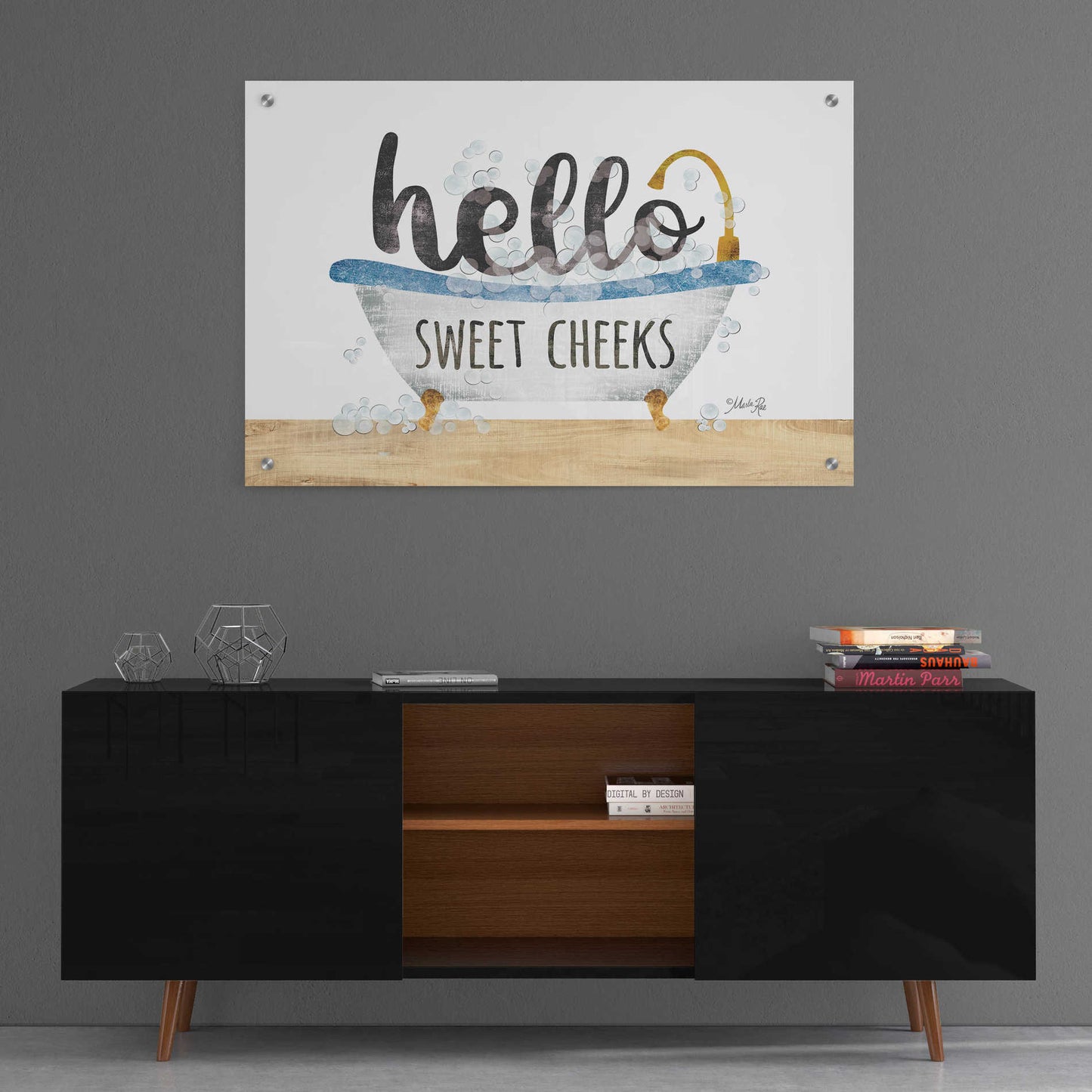 Epic Art 'Hello Sweet Cheeks' by Marla Rae, Acrylic Glass Wall Art,36x24