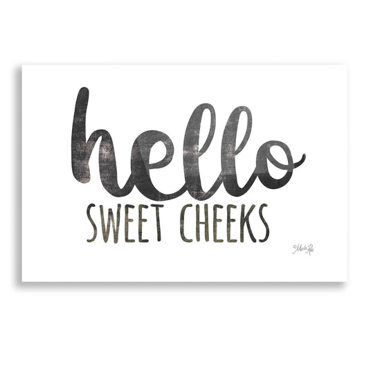 Epic Art 'Hello Sweet Cheeks Sign' by Marla Rae, Acrylic Glass Wall Art