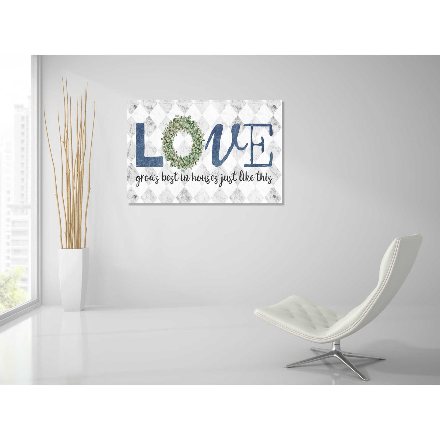 Epic Art 'Love Grows Best' by Marla Rae, Acrylic Glass Wall Art,36x24