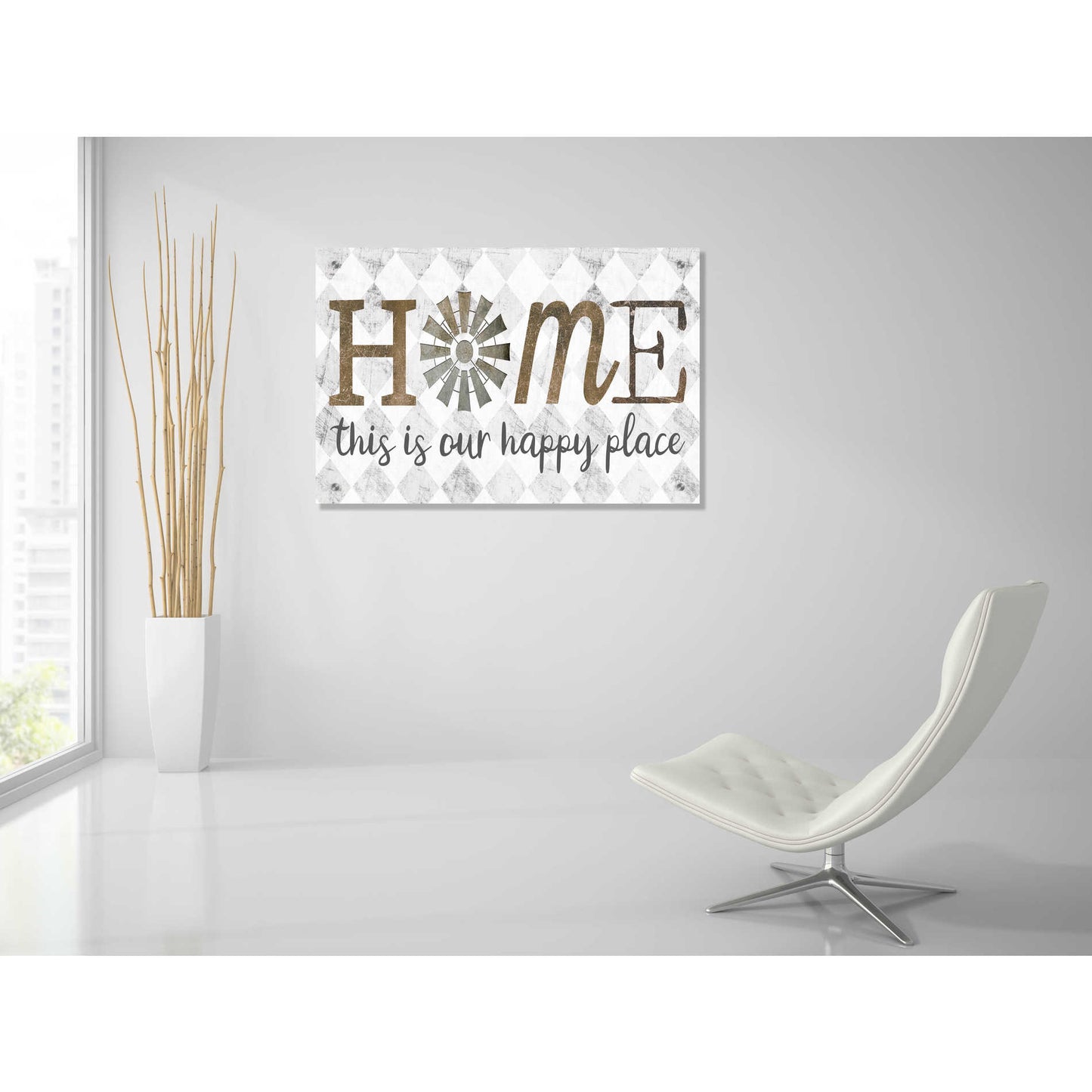 Epic Art 'Home - This is Our Happy Place' by Marla Rae, Acrylic Glass Wall Art,36x24