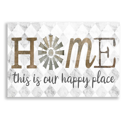 Epic Art 'Home - This is Our Happy Place' by Marla Rae, Acrylic Glass Wall Art
