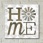 Epic Art 'Home with Windmill III' by Marla Rae, Acrylic Glass Wall Art,12x12