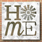 Epic Art 'Home with Windmill III' by Marla Rae, Acrylic Glass Wall Art,36x36