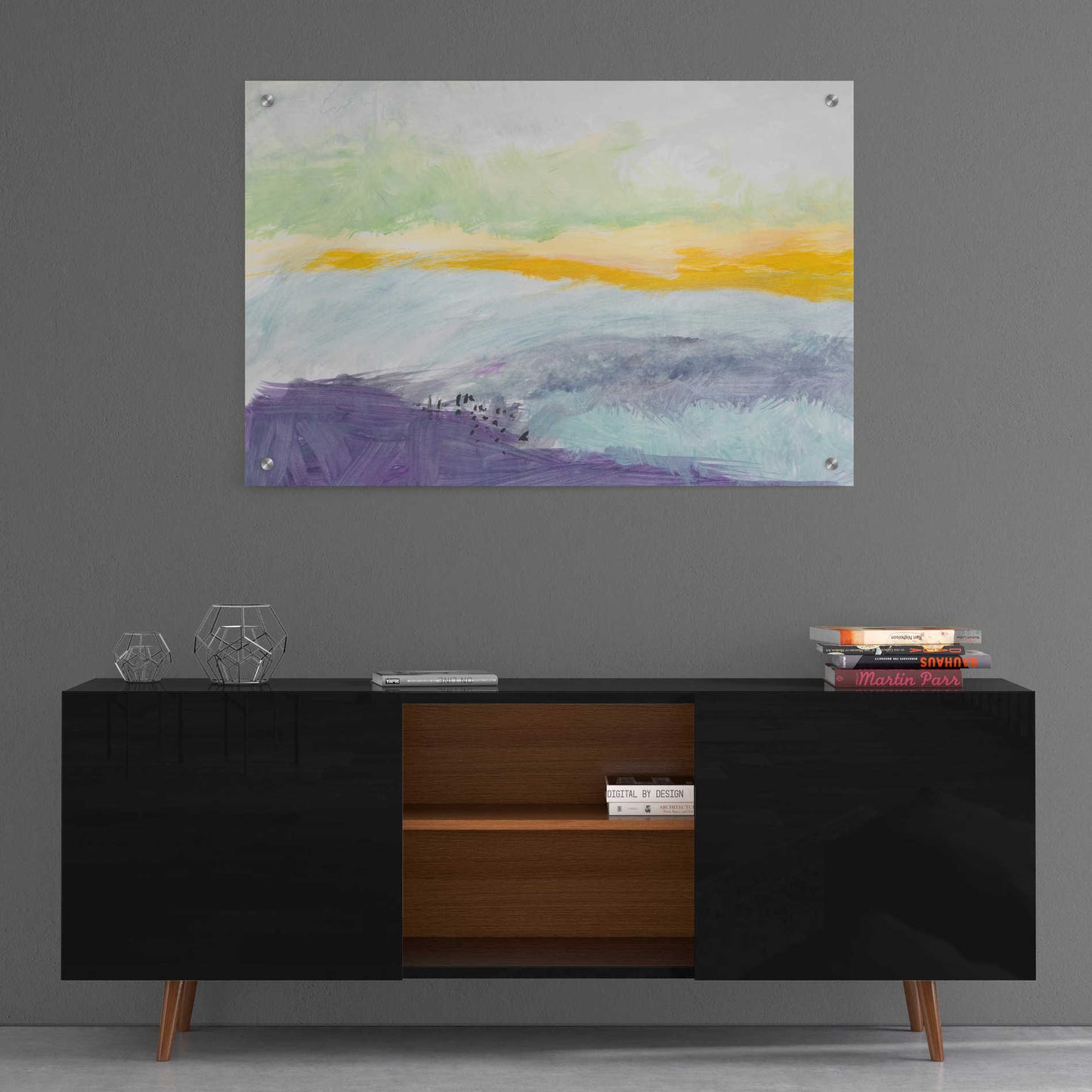 Epic Art 'Wine Country' by Jan Weiss, Acrylic Glass Wall Art,36x24