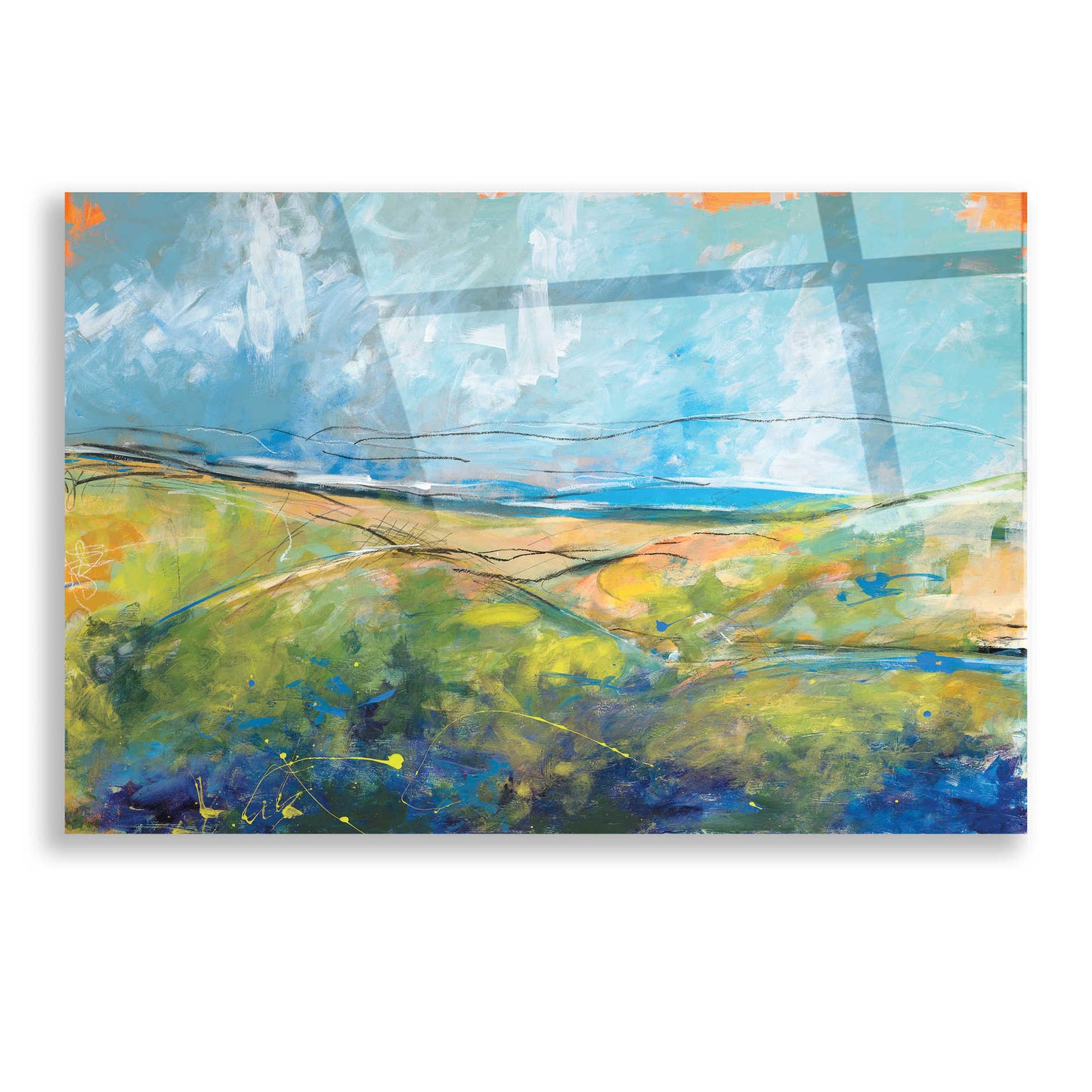 Epic Art 'Early Spring Days' by Jan Weiss, Acrylic Glass Wall Art,16x12