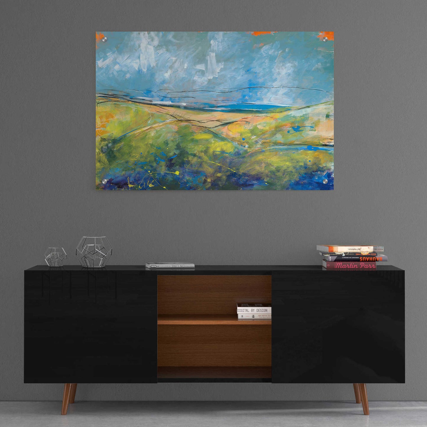 Epic Art 'Early Spring Days' by Jan Weiss, Acrylic Glass Wall Art,36x24