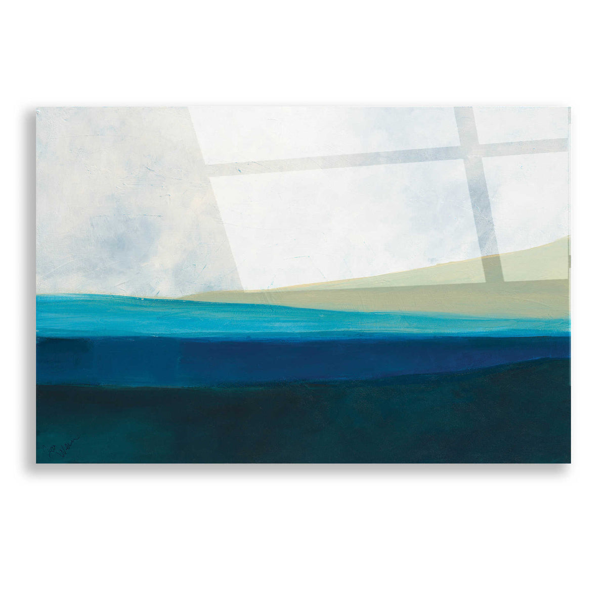 Epic Art 'Layered Earth 1' by Jan Weiss, Acrylic Glass Wall Art