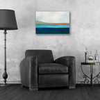 Epic Art 'Layered Earth 4' by Jan Weiss, Acrylic Glass Wall Art,24x16