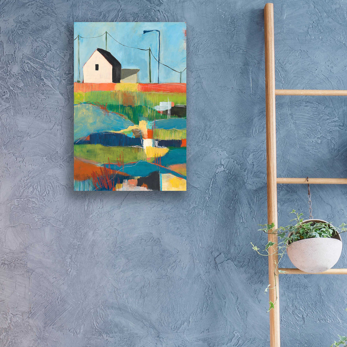 Epic Art 'Western Edge' by Jan Weiss, Acrylic Glass Wall Art,16x24