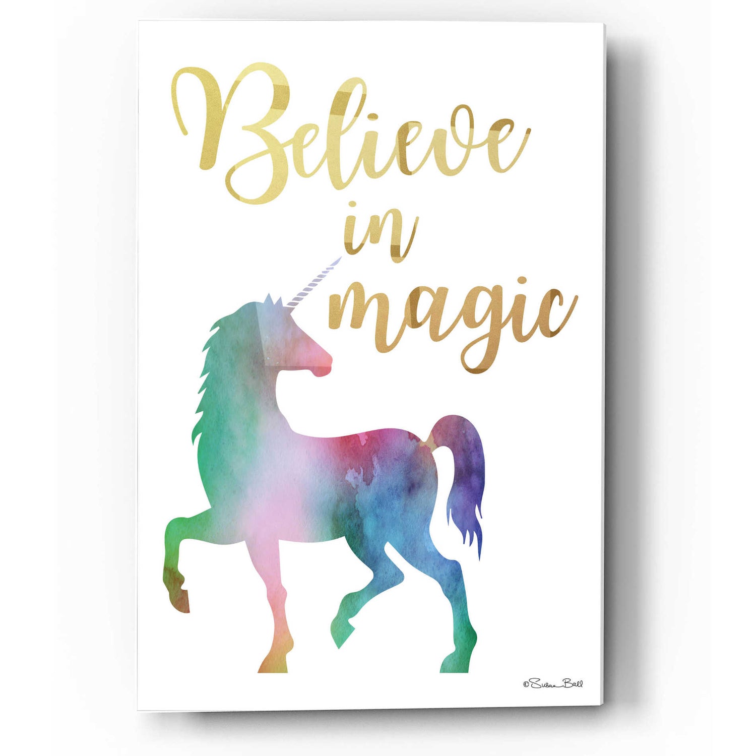 Epic Art 'Believe in Magic' by Susan Ball, Acrylic Glass Wall Art