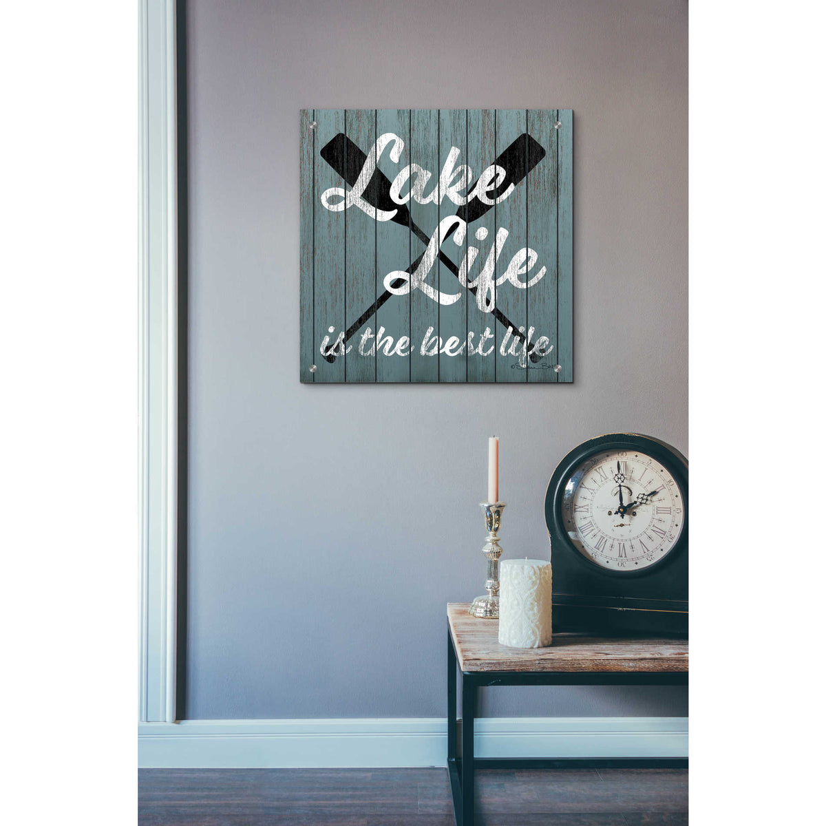 Epic Art 'Lake Life' by Susan Ball, Acrylic Glass Wall Art,24x24