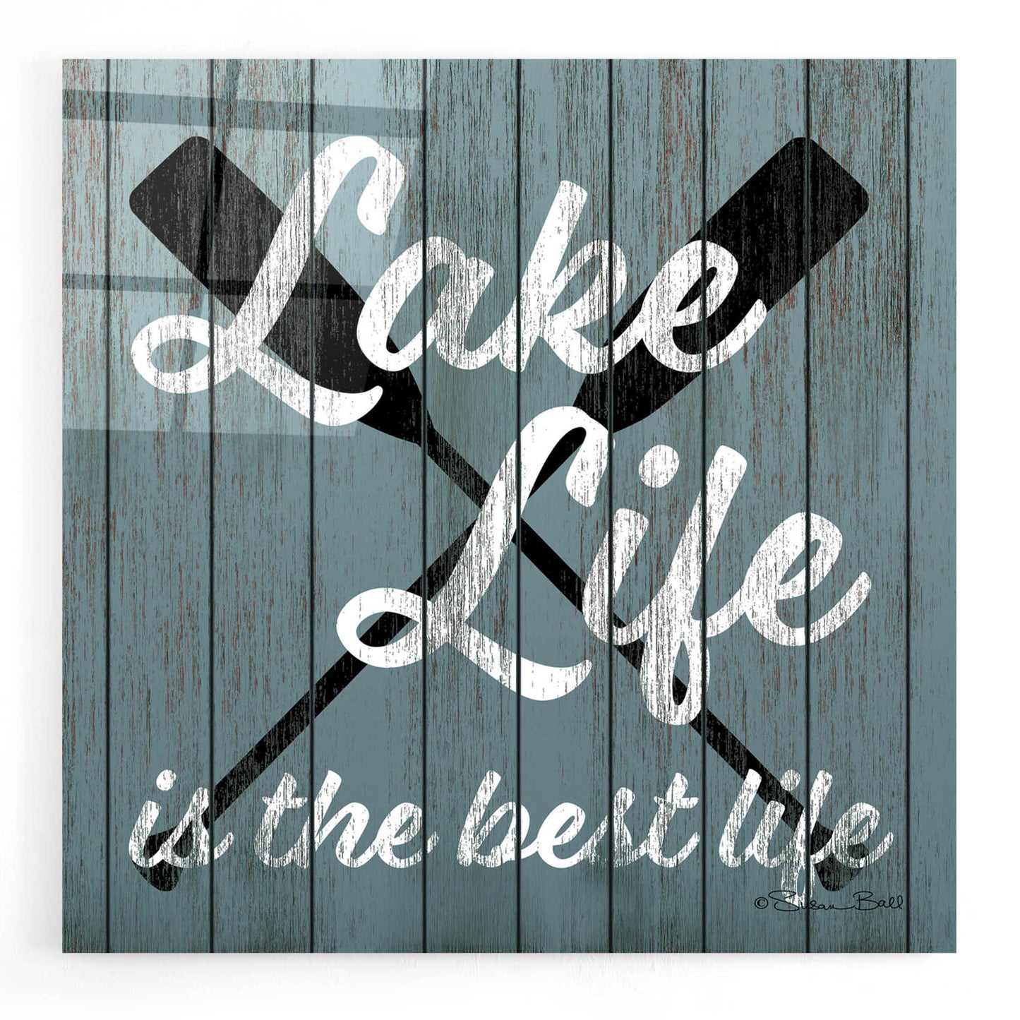 Epic Art 'Lake Life' by Susan Ball, Acrylic Glass Wall Art