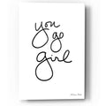 Epic Art 'You Go Girl' by Susan Ball, Acrylic Glass Wall Art