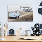 Epic Art 'I've Got Adventure in My Soul' by Susan Ball, Acrylic Glass Wall Art,16x12